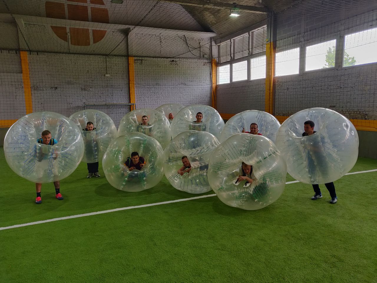 Bubble Foot en groupe chez Team Square